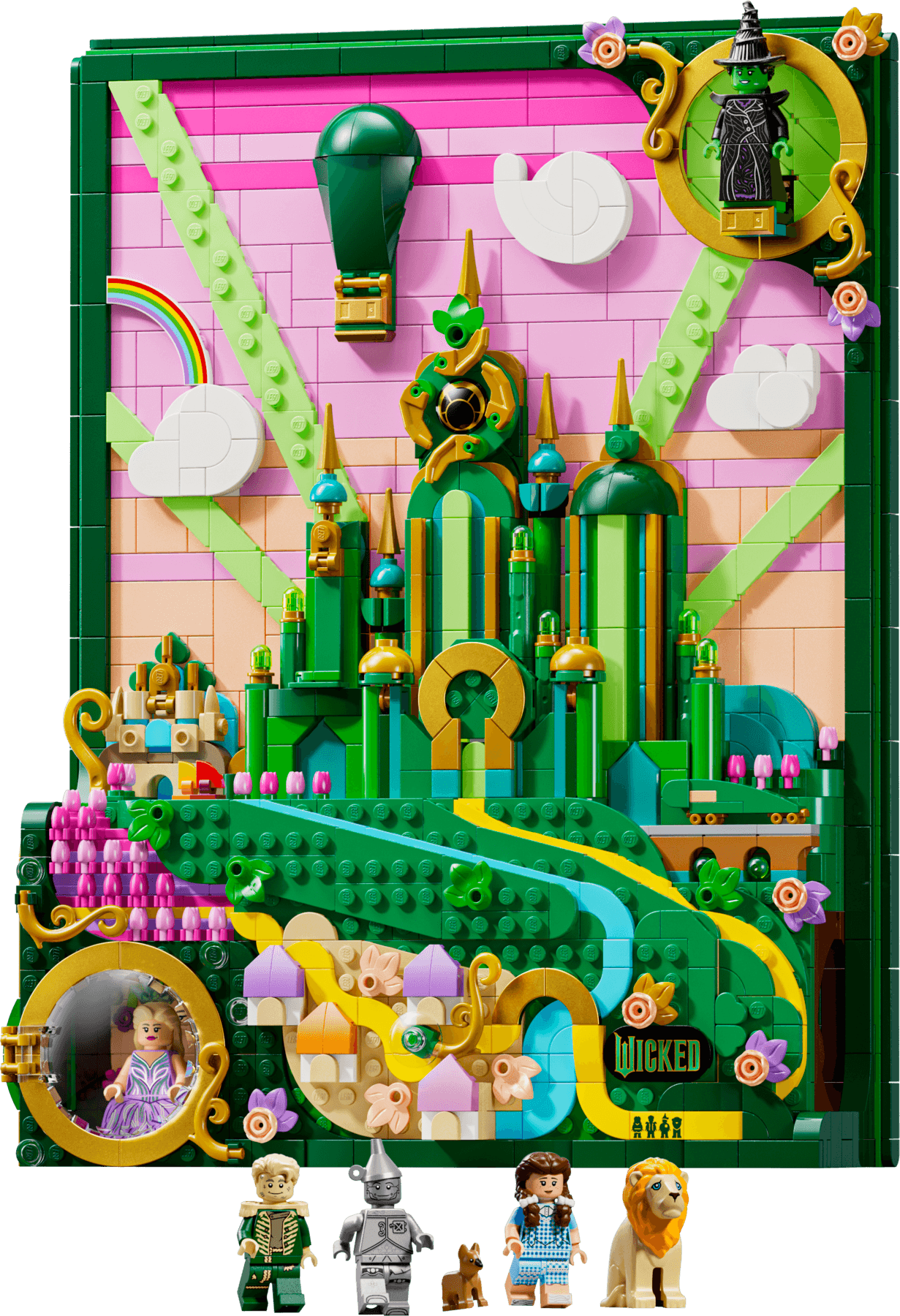 Emerald City muurkunst LEGO-set