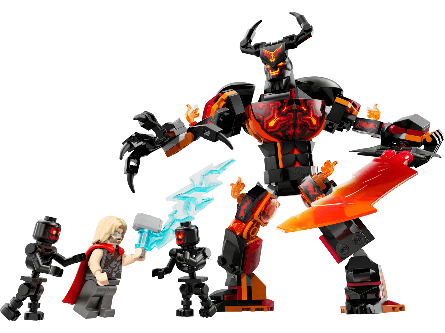 Thor vs. Surtur Construction Figure LEGO-set