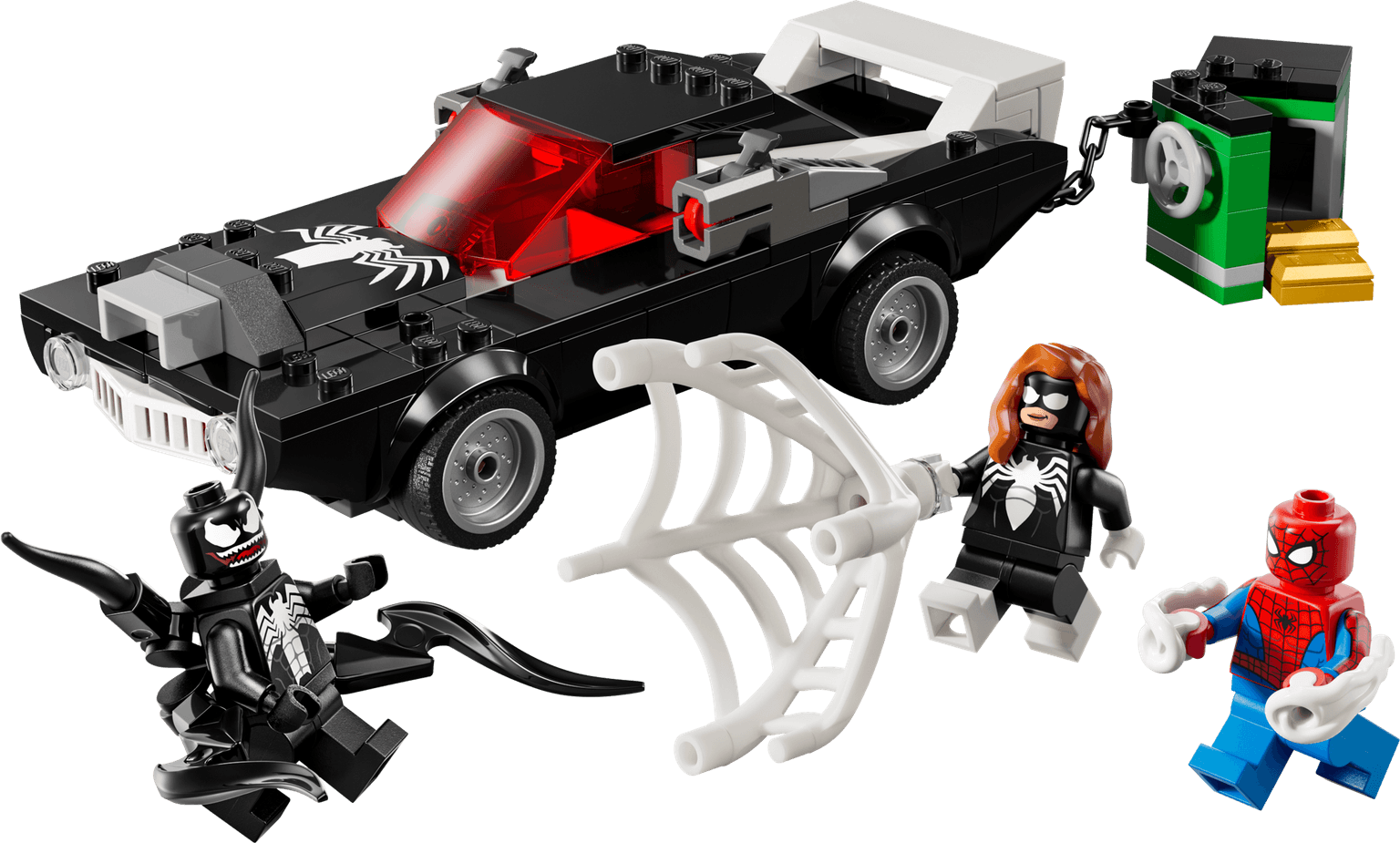 Spider-Man vs. Venoms klassieke auto LEGO-set