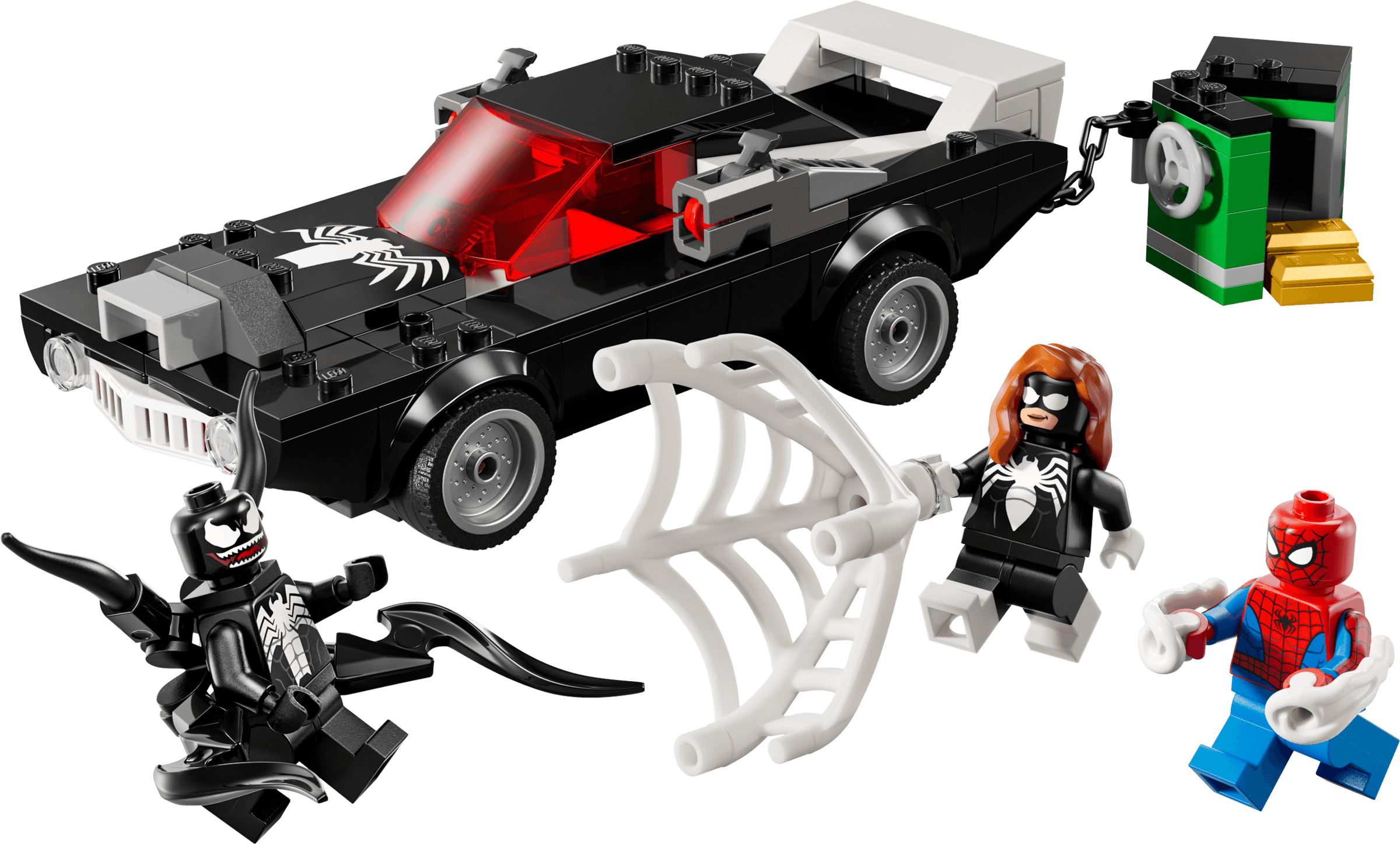 Spider-Man vs. Venoms klassieke auto LEGO-set
