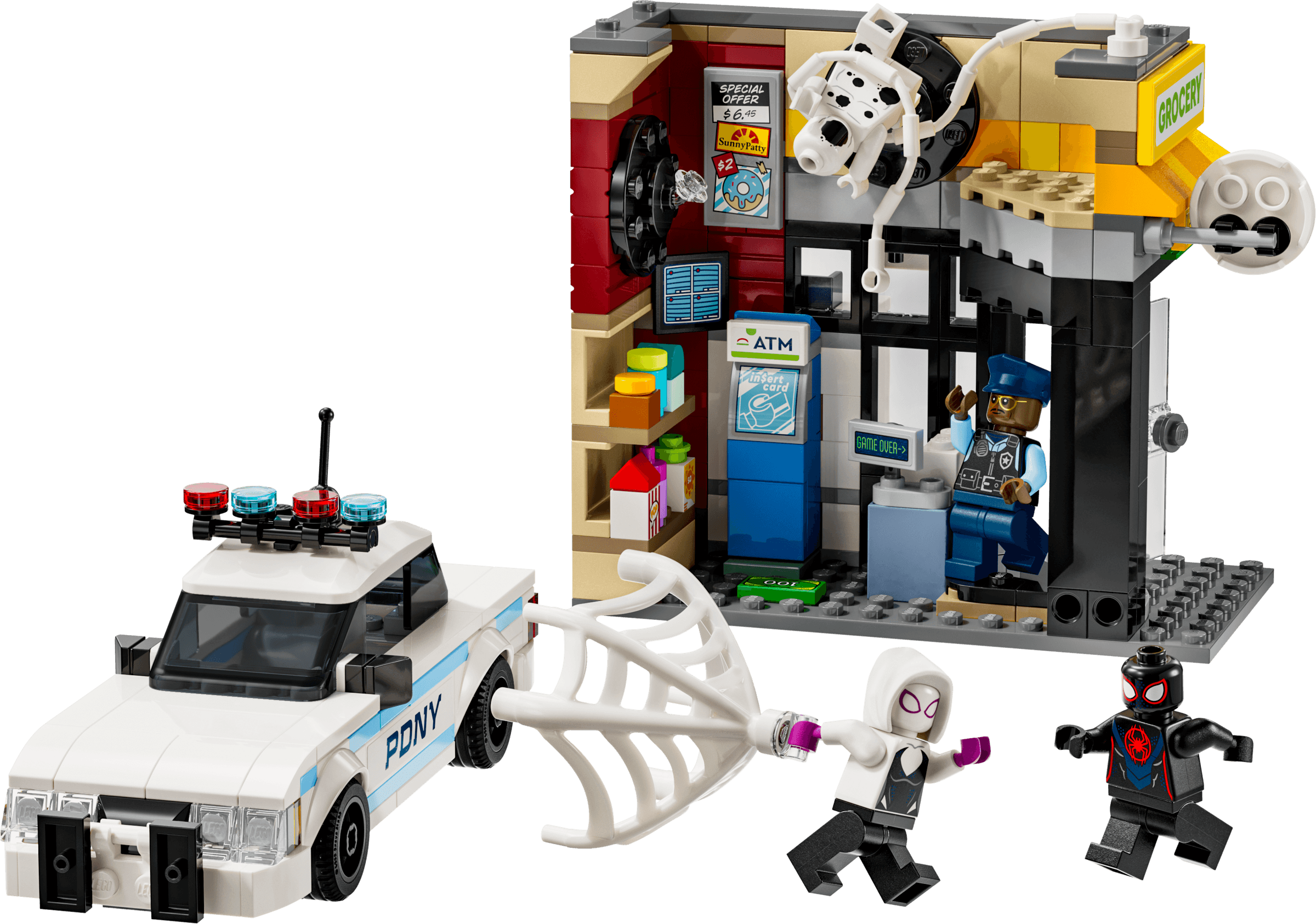Spider-Verse: Miles Morales vs. de Spot LEGO-set