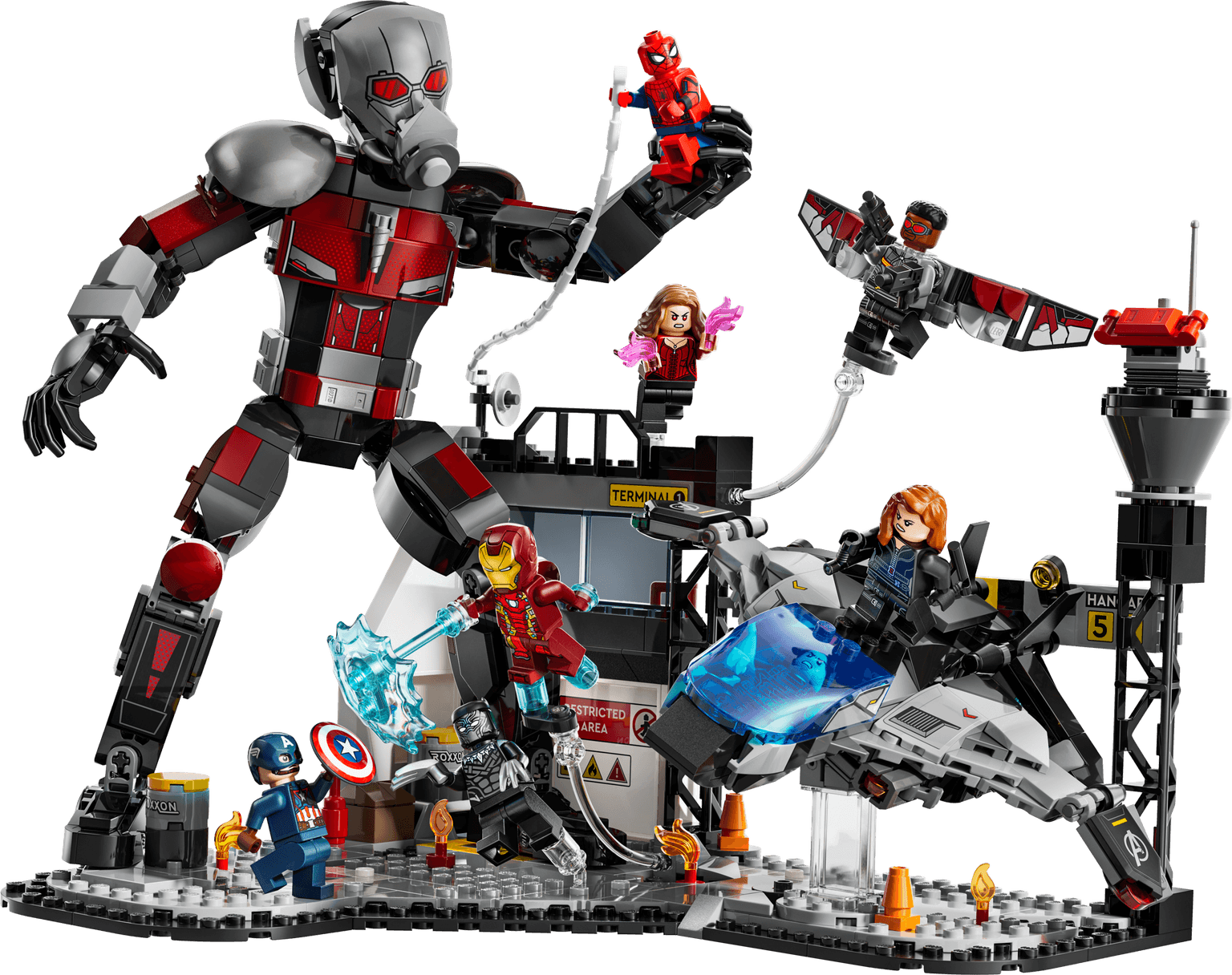Captain America: Civil War actiescène LEGO-set