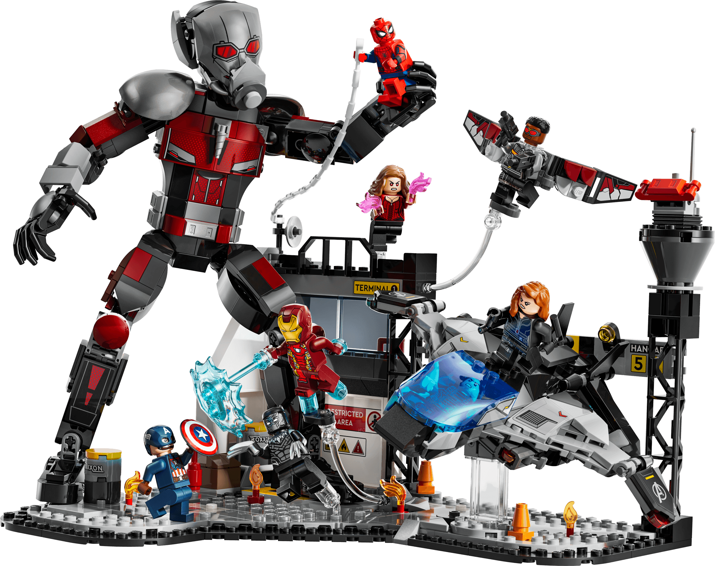 Captain America: Civil War actiescène LEGO-set