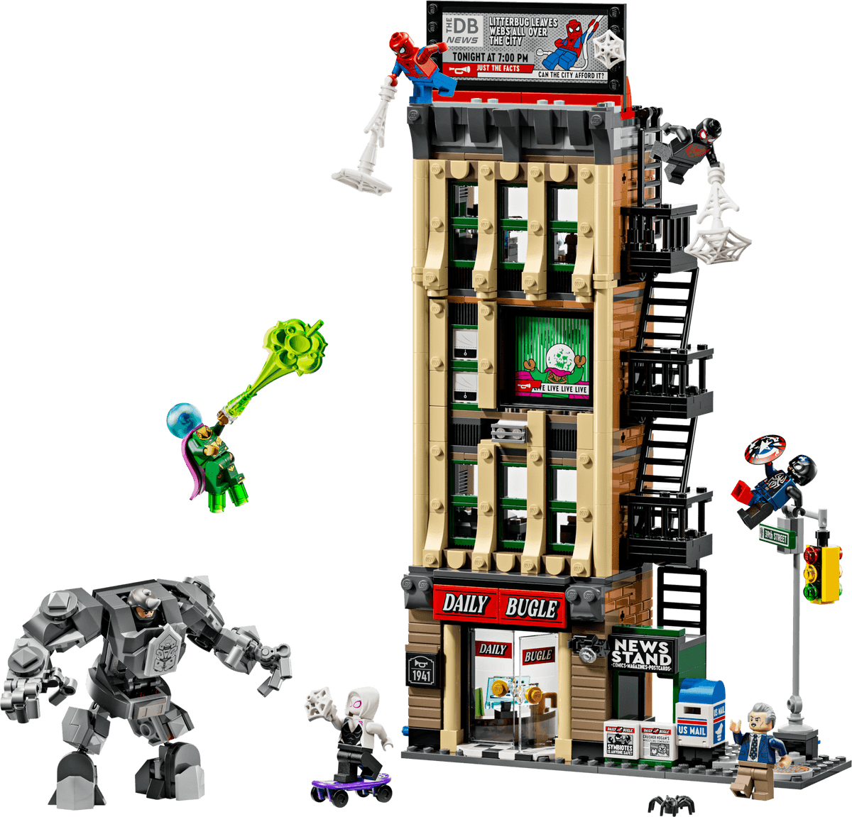 Spider-Man vs. Mysterio: The Daily Bugle LEGO-set