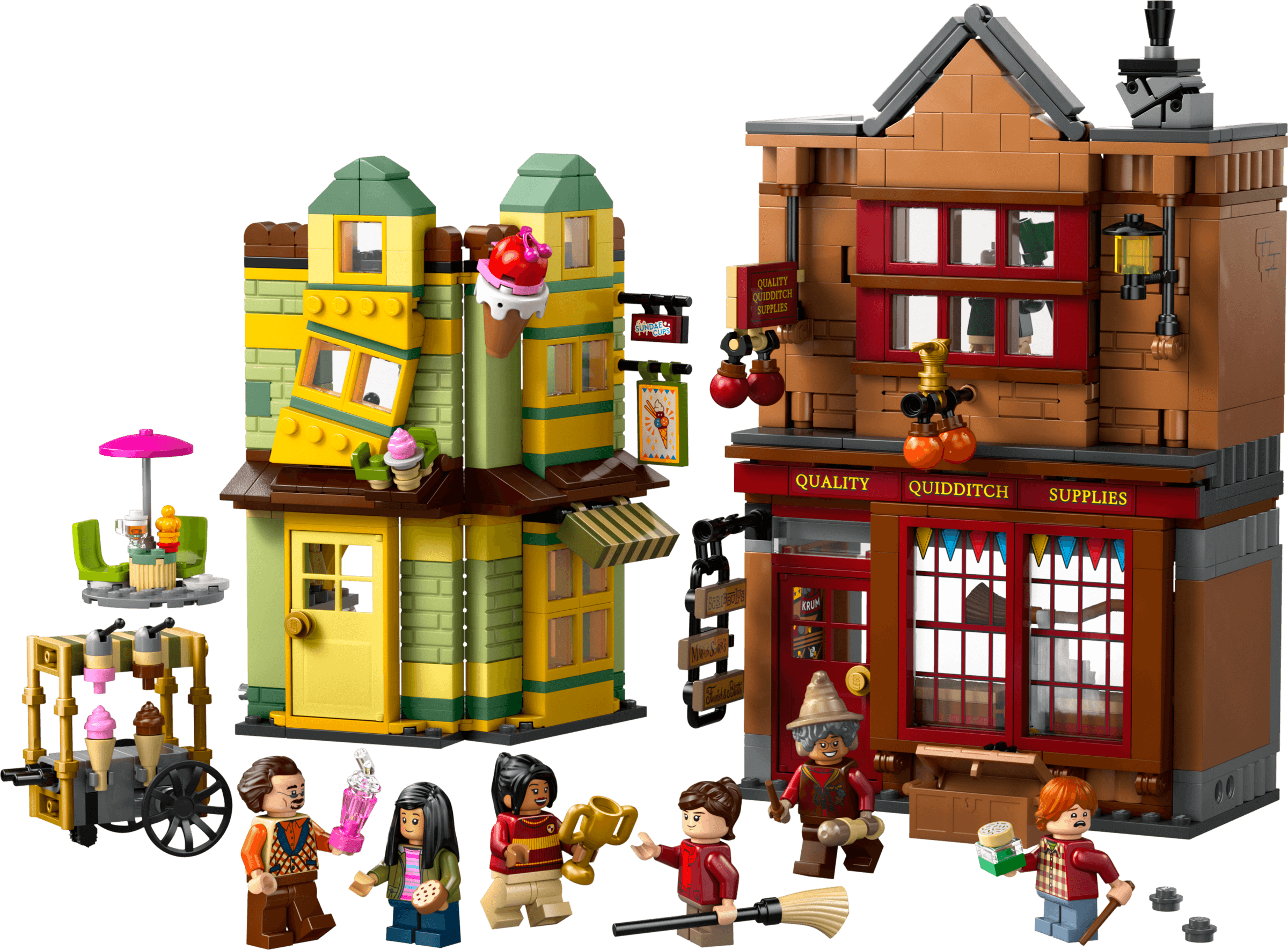 Quality Quidditch Supplies & Ice Cream Parlour LEGO-set