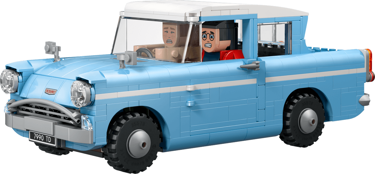 Betoverde vliegende Ford Anglia LEGO-set