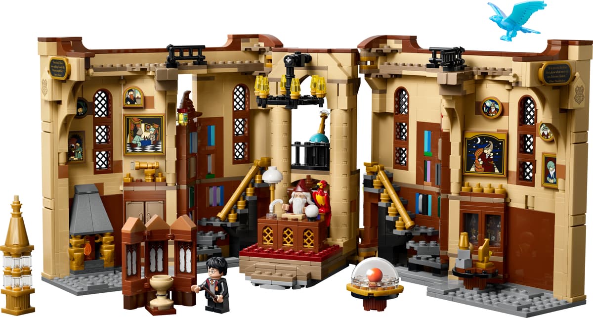 Boekensteun: Het kantoor van Perkamentus LEGO-set