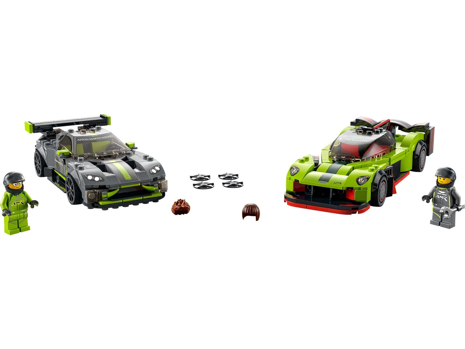 Aston Martin Valkyrie AMR Pro and Aston Martin Vantage GT3 LEGO-set