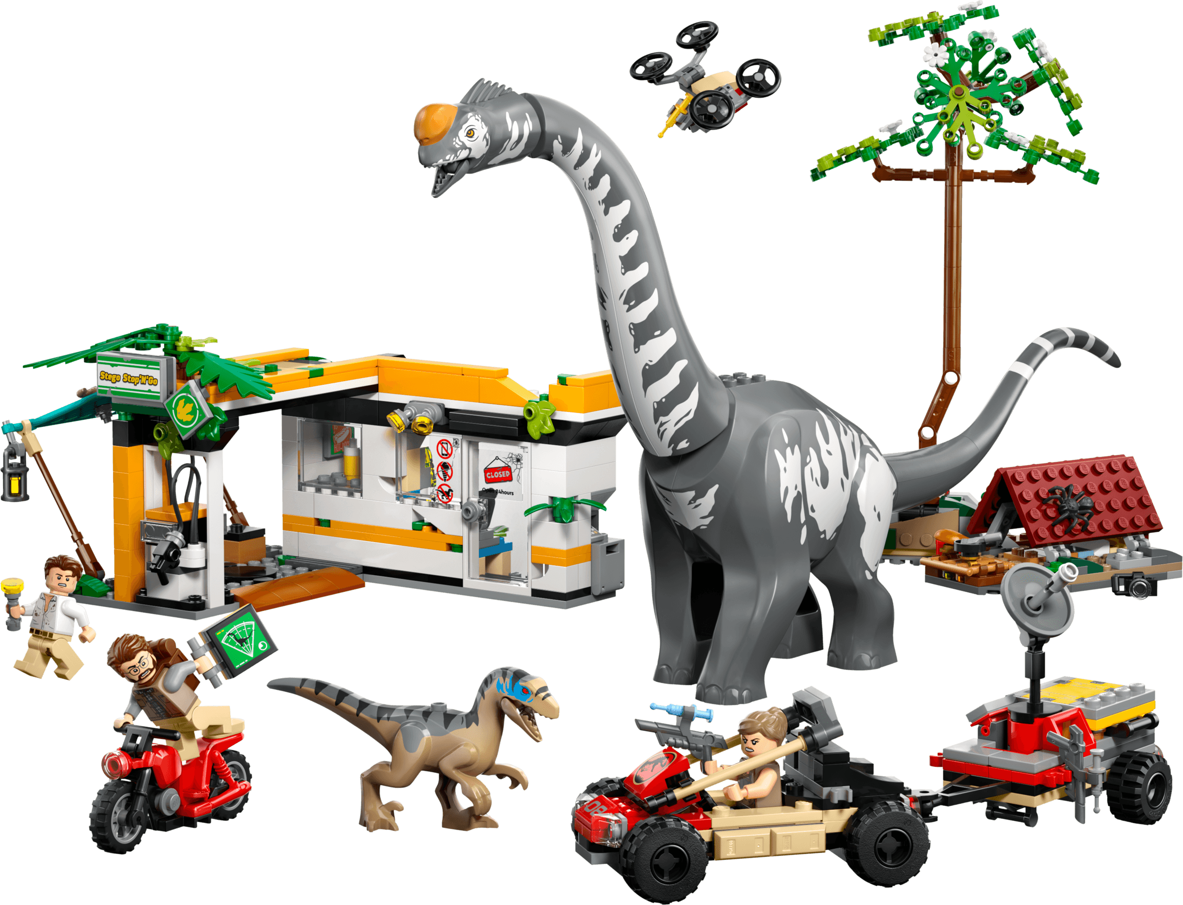 Raptor en Titanosaurus opsporingsmissie LEGO-set