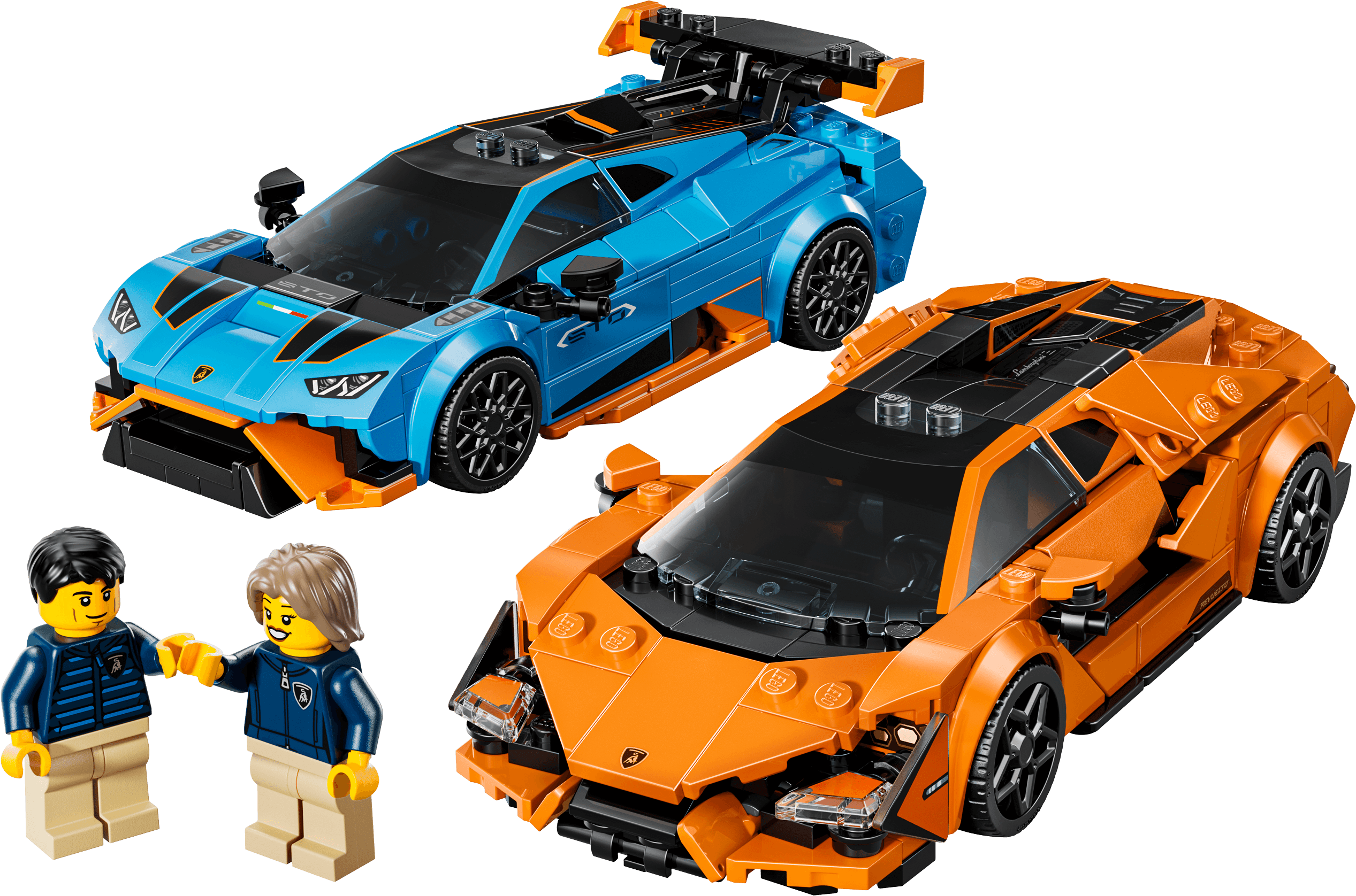 Lamborghini Revuelto en Huracán STO LEGO-set