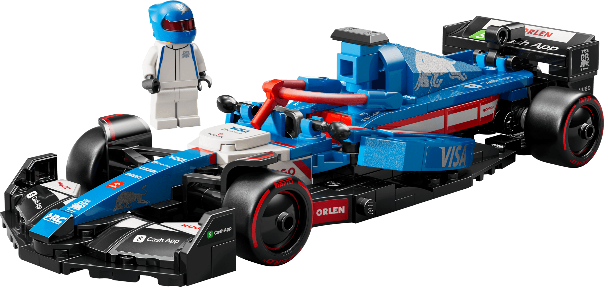 Visa Cash App RB VCARB 01 F1 racewagen LEGO-set