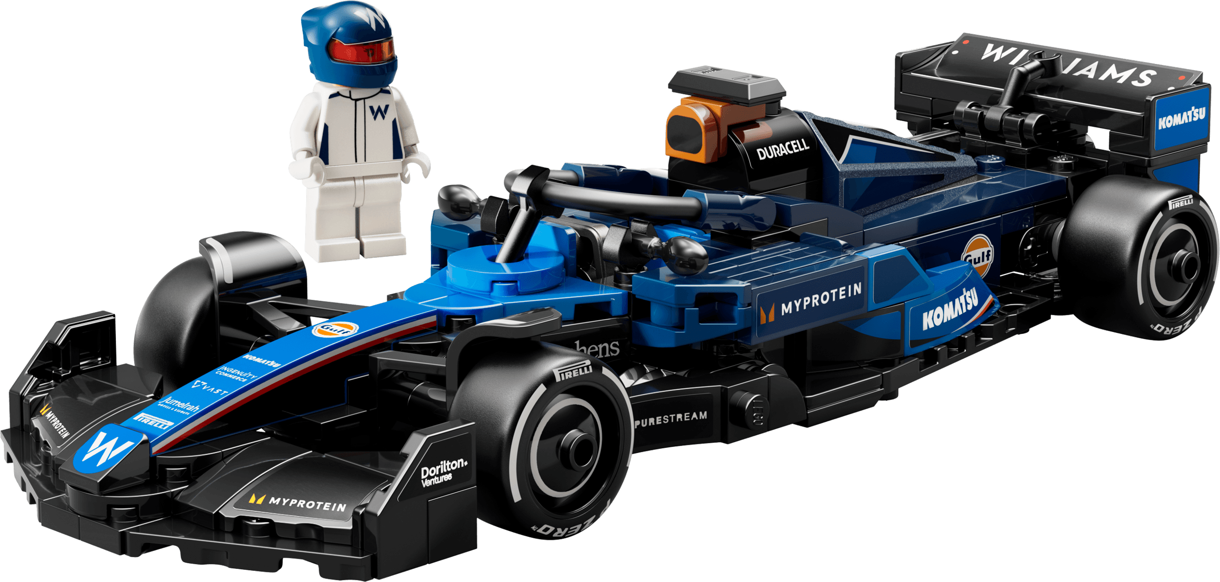 Williams Racing FW46 F1 racewagen LEGO-set