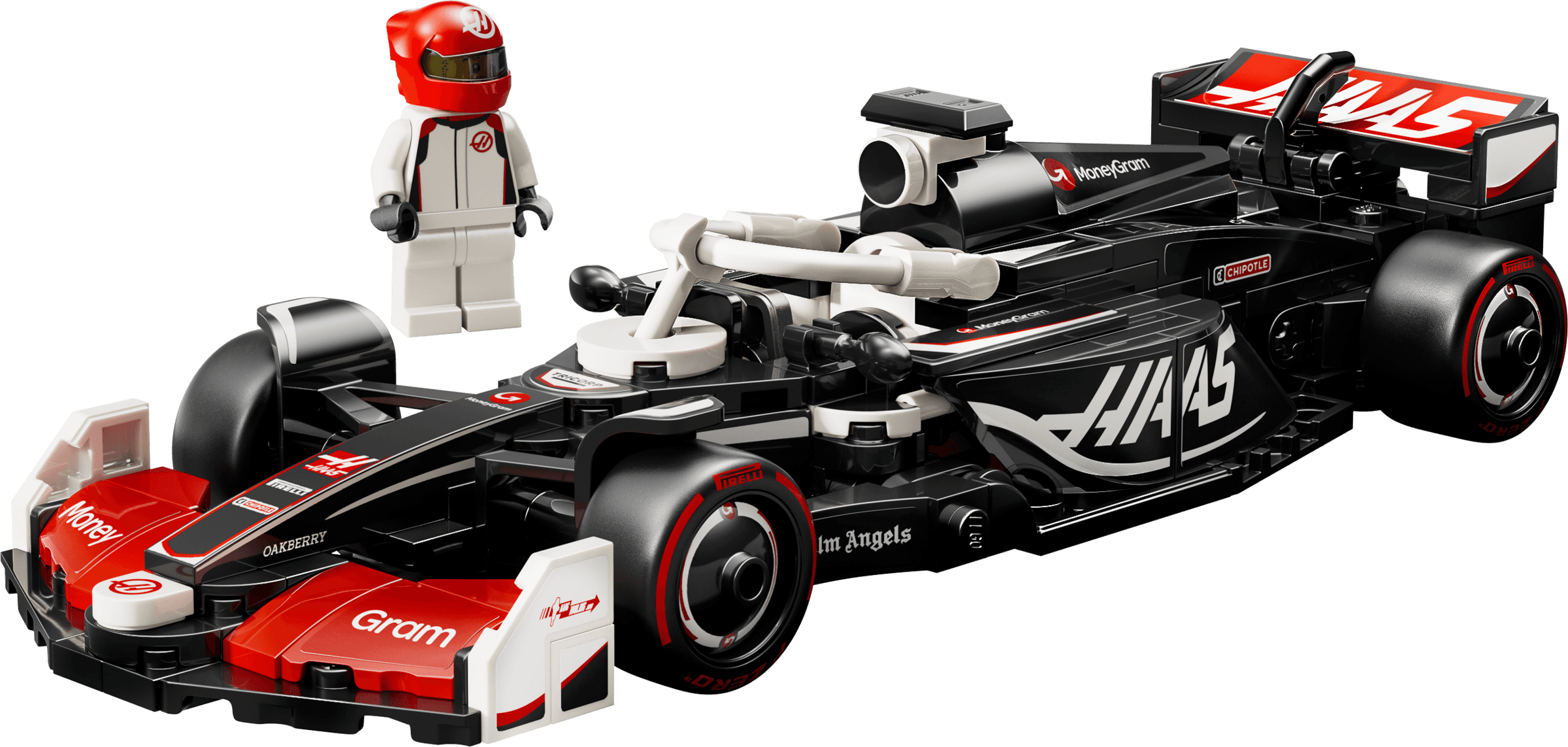 MoneyGram Haas F1 Team VF-24 racewagen LEGO-set