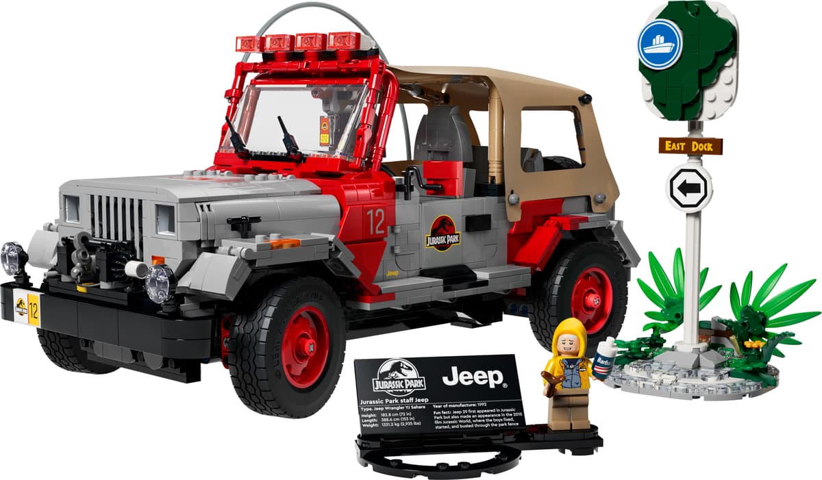 Jurassic Park Jeep Wrangler LEGO-set