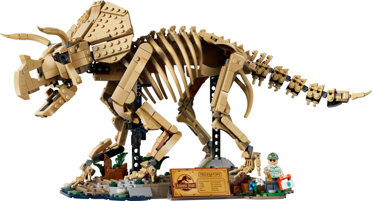 Dinosaurusfossielen: Triceratops LEGO-set