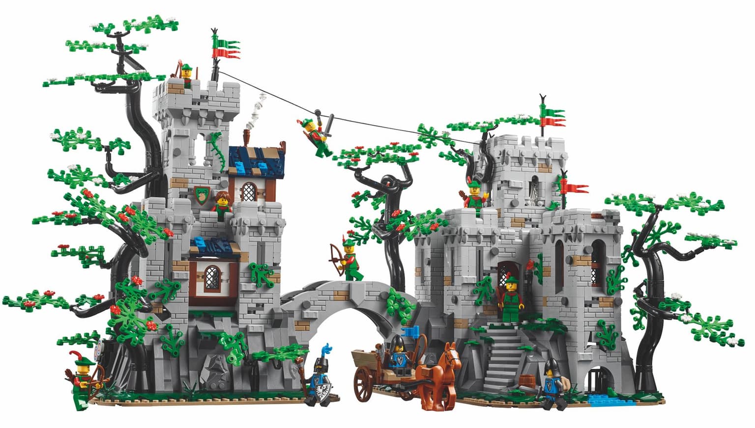 Burcht in het bos LEGO-set