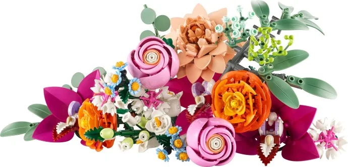 Roze boeket LEGO-set afbeelding 2