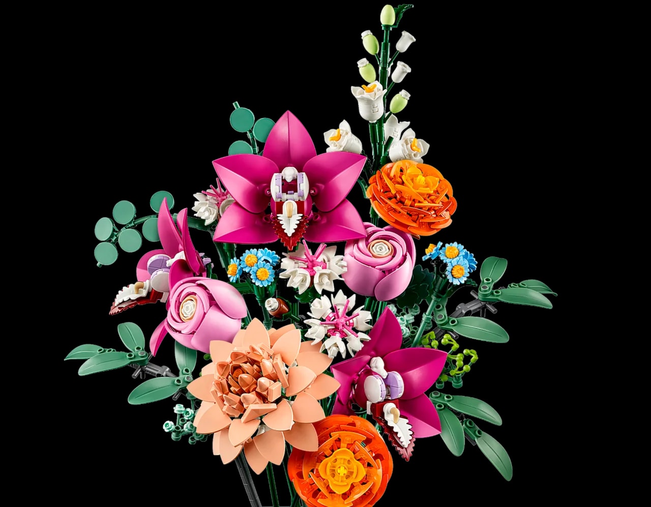 Roze boeket LEGO-set