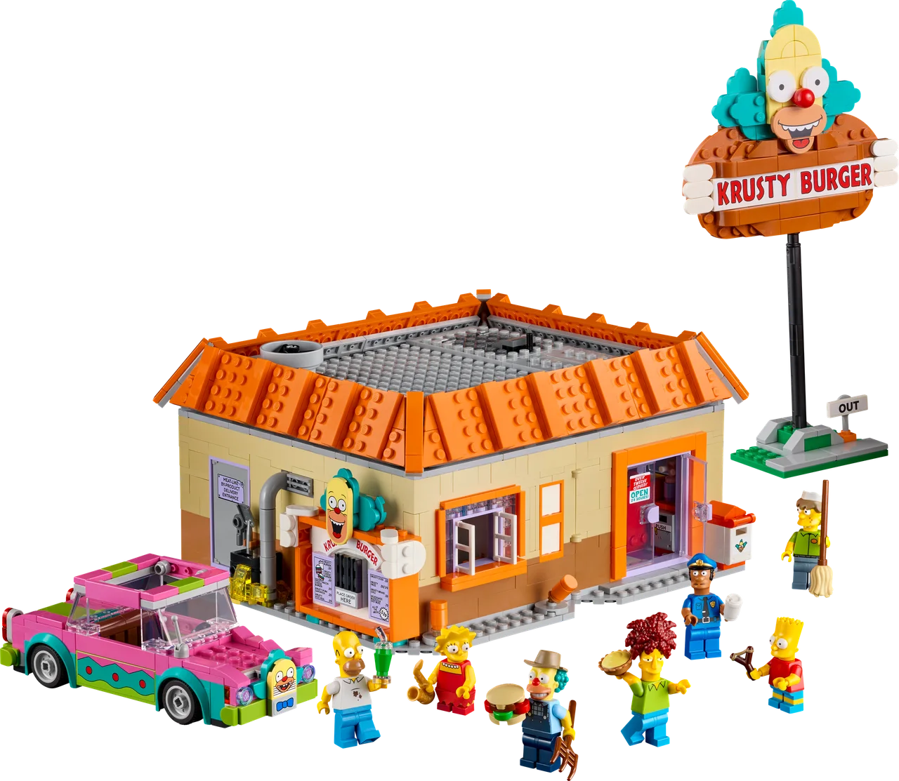 The Simpsons: Krusty Burger LEGO-set