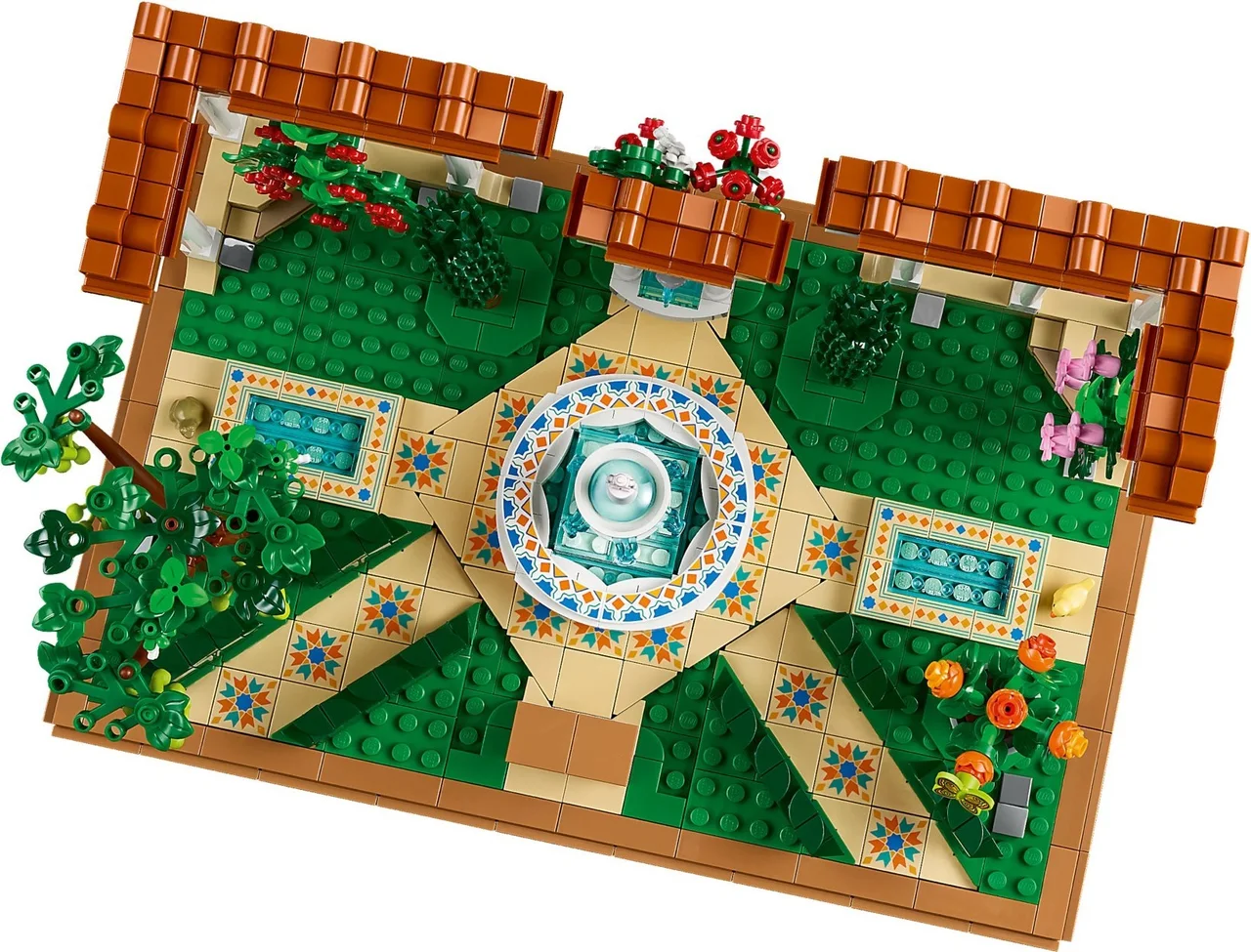 Tuin met fontein LEGO-set afbeelding 2