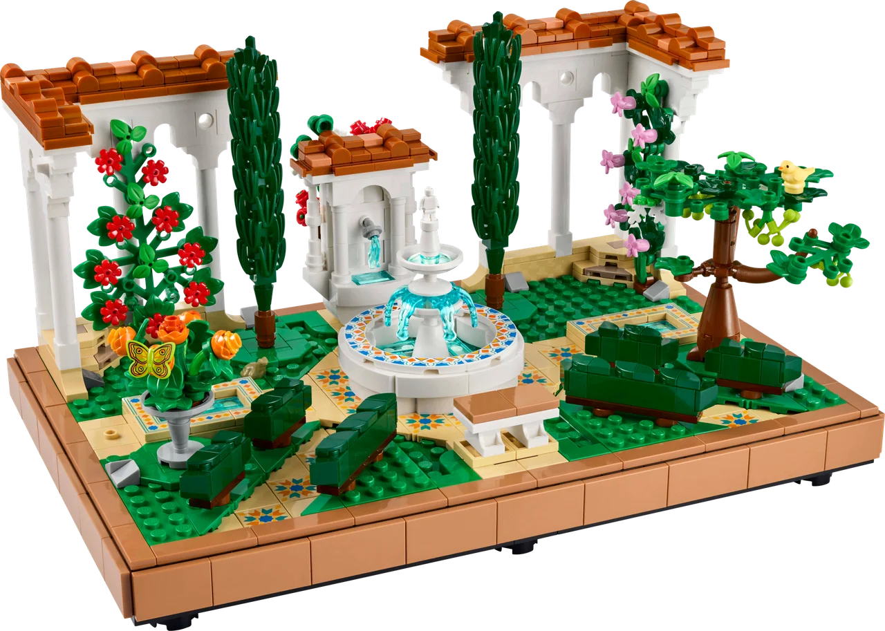 Tuin met fontein LEGO-set