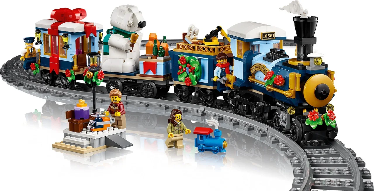 Feestelijke kersttrein LEGO-set afbeelding 2