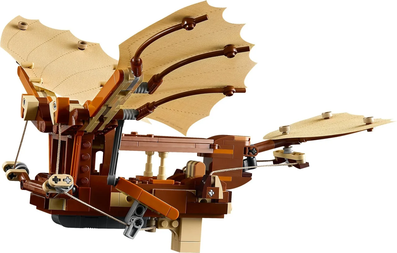 De vliegmachine van Leonardo da Vinci LEGO-set afbeelding 2
