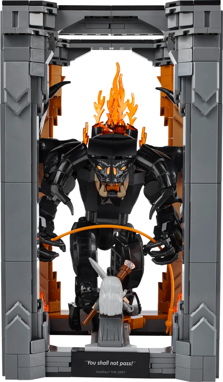 Boekensteun: The Lord of the Rings - Balrog LEGO-set