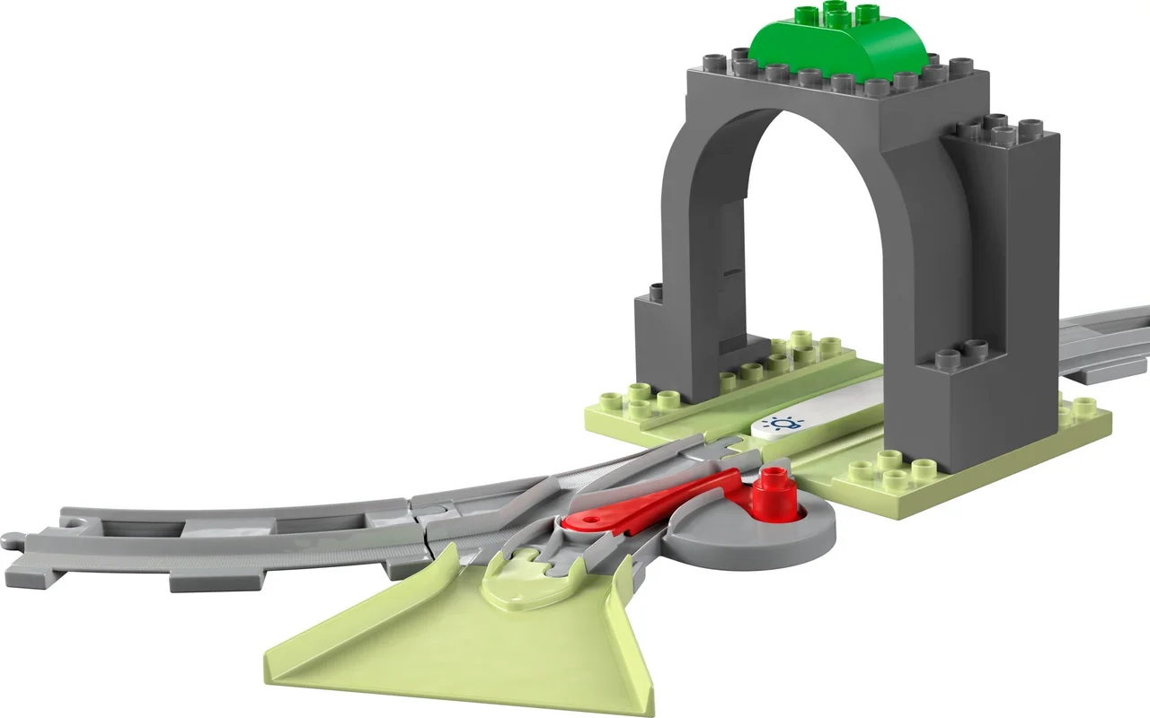 Treintunnel en rails uitbreidingsset LEGO-set afbeelding 2