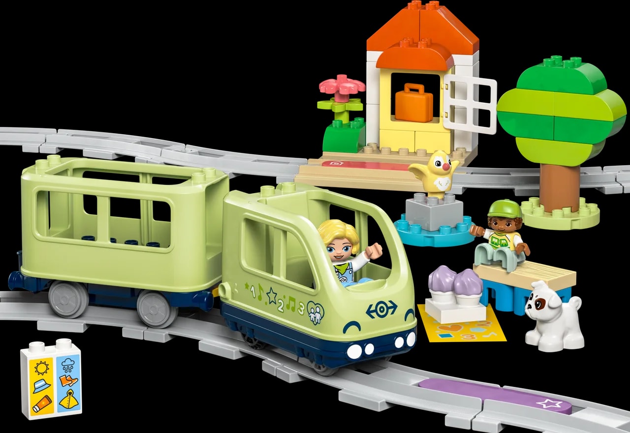 Interactieve avonturentrein LEGO-set