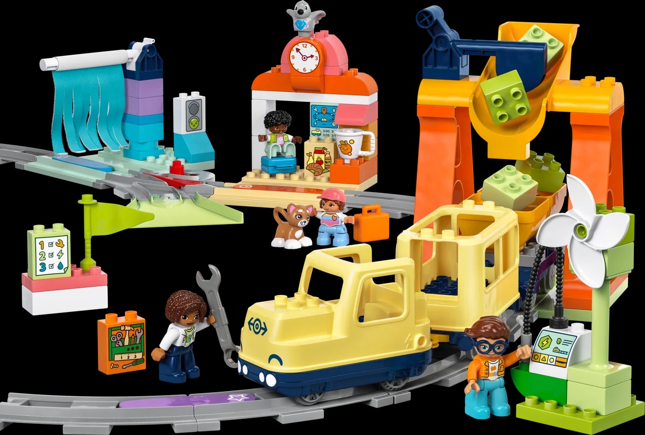 Grote interactieve buurttrein LEGO-set