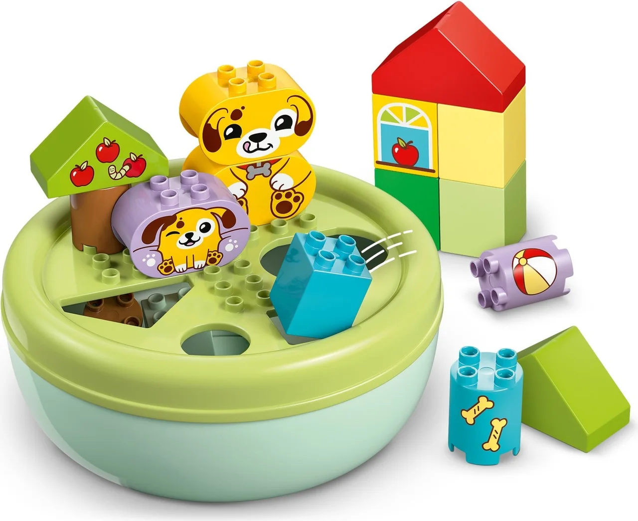 Vormenstoof: puppyhuis LEGO-set afbeelding 2