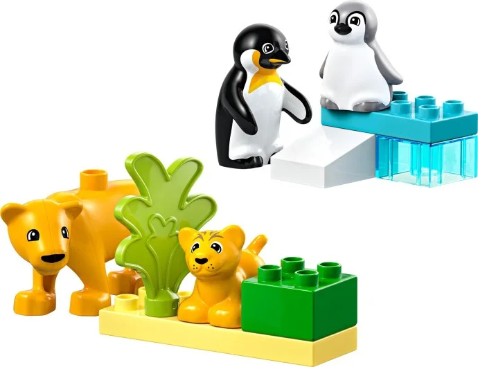 Families van wilde dieren: pinguïns en leeuwen LEGO-set afbeelding 2