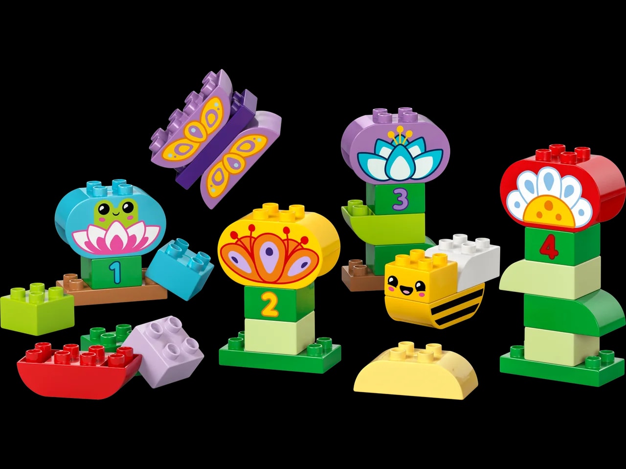 Creatieve bloementuin LEGO-set