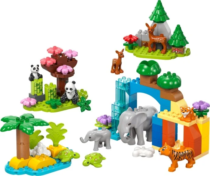 3-in-1 families van wilde dieren LEGO-set afbeelding 2