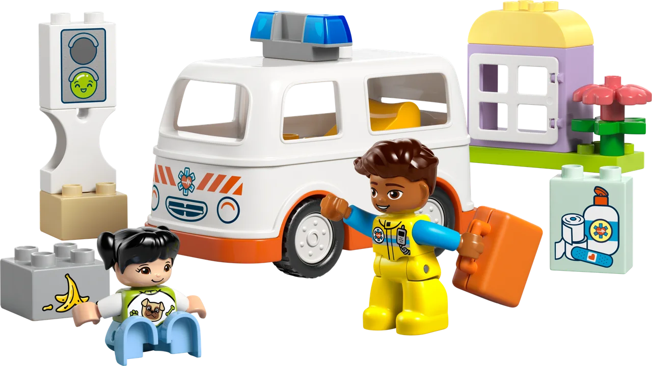 Ambulance met chauffeur LEGO-set