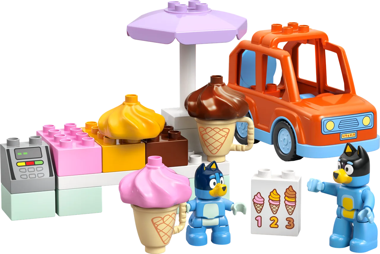 Een ijsje halen met Bluey LEGO-set