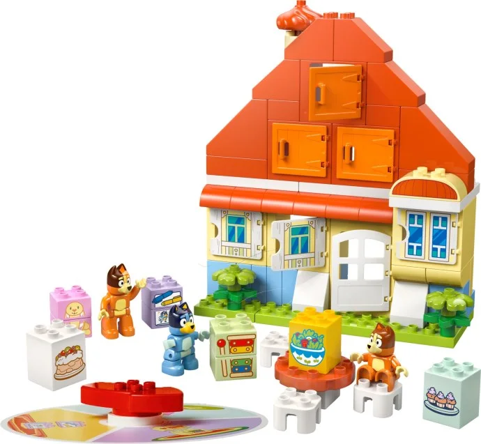 Huis van Bluey en haar familie met geheugenspel LEGO-set afbeelding 2
