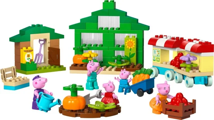 De tuin en kas van Opa Big LEGO-set afbeelding 2
