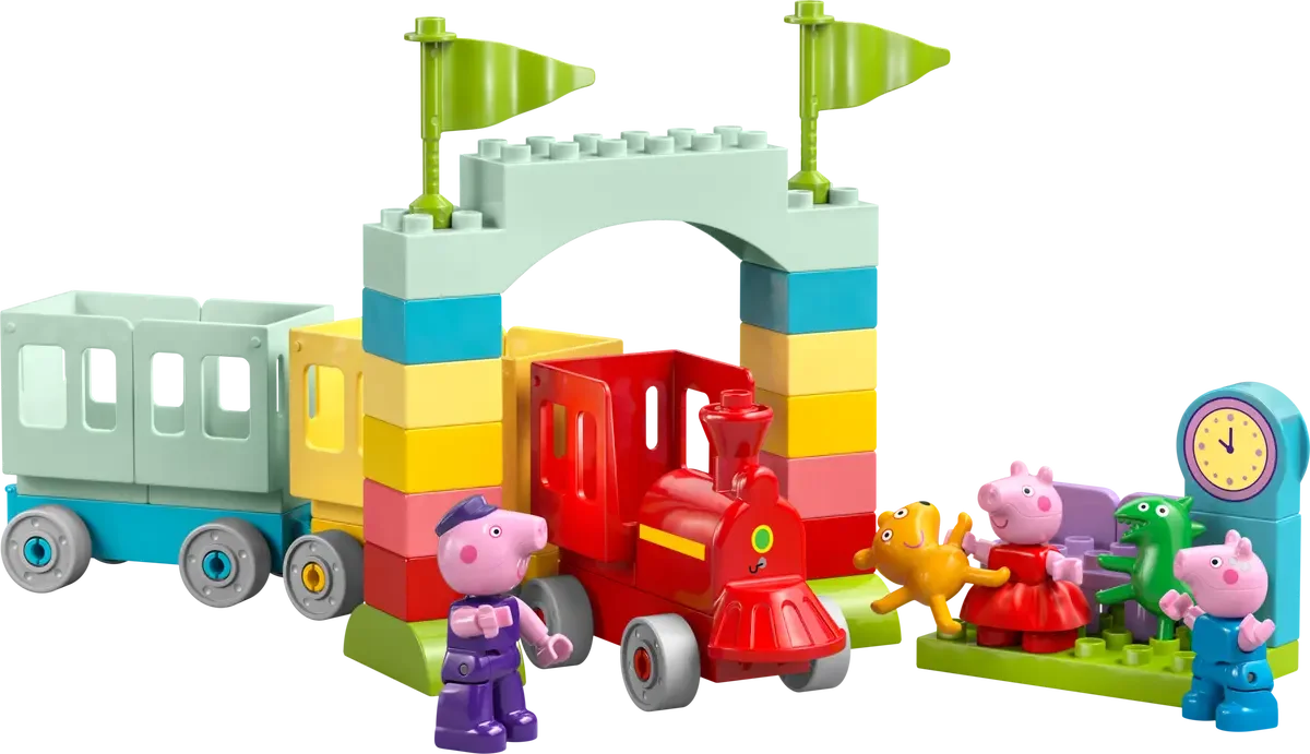 Treinrit met Opa Big LEGO-set