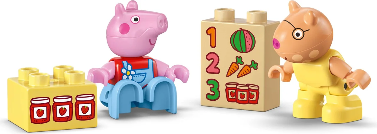 Tractor en marktkraam LEGO-set afbeelding 2