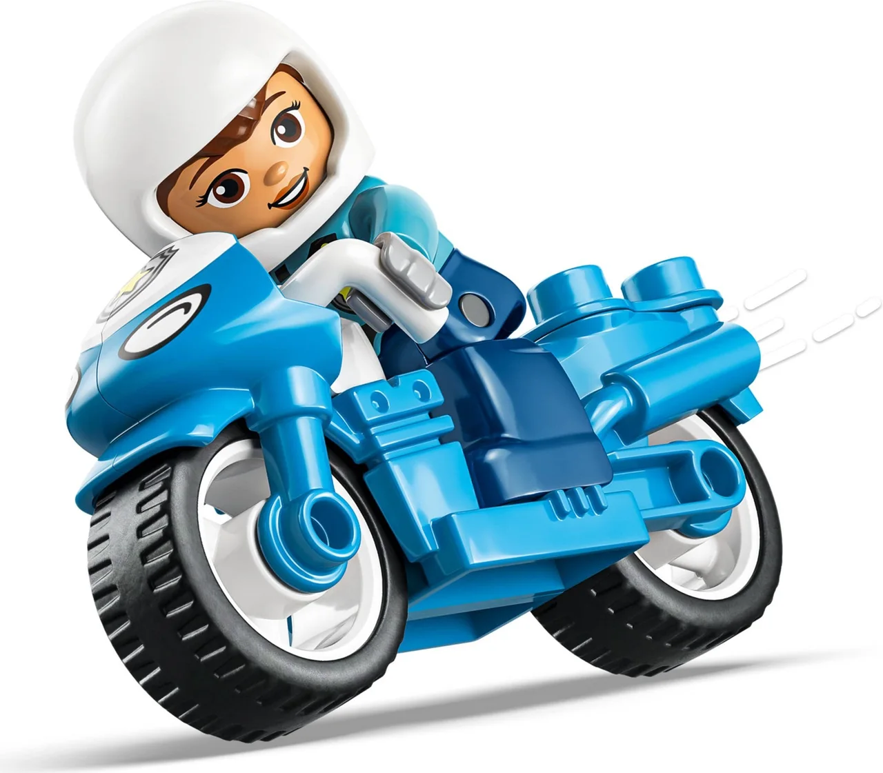 Blauwe politiemotor LEGO-set afbeelding 2