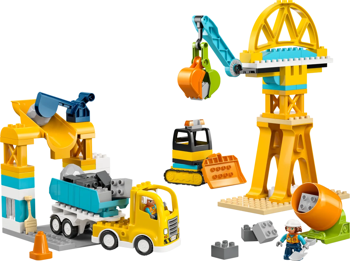 3-in-1 bouwplaats en voertuigen LEGO-set