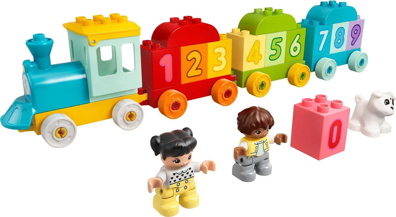 Getallentrein - Leren tellen LEGO-set afbeelding 2