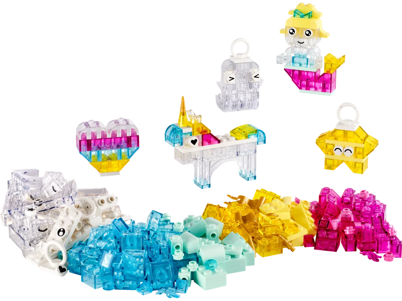 Magische transparante doos LEGO-set