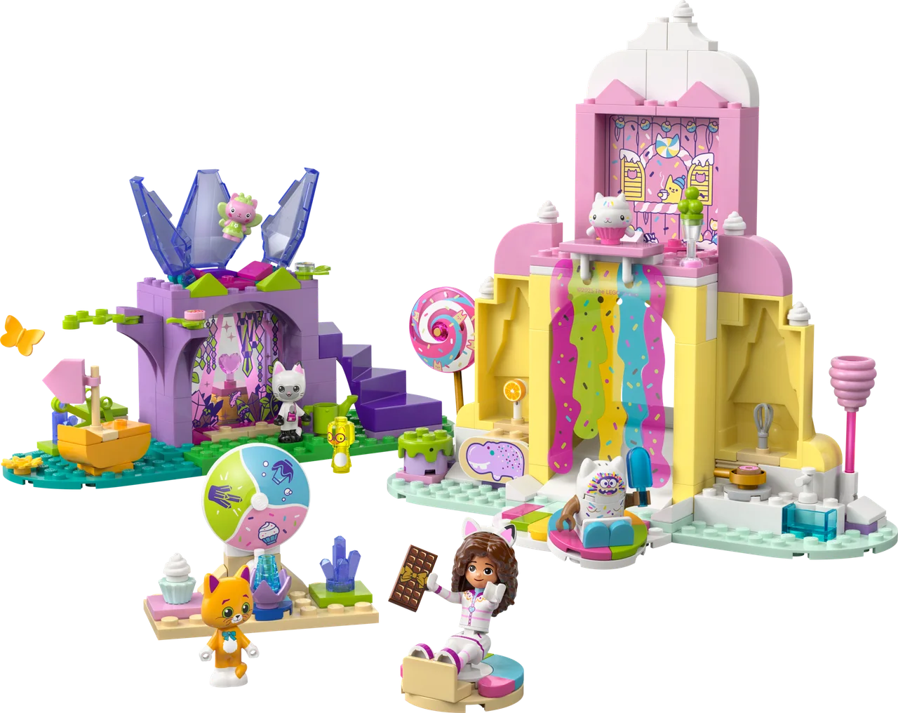 Snoepjesberg en kittentuin LEGO-set