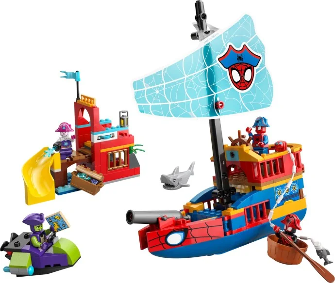Team Spidey piratenschip LEGO-set afbeelding 2