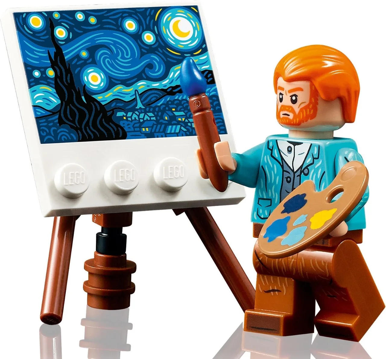 Vincent van Gogh - De sterrennacht LEGO-set afbeelding 2