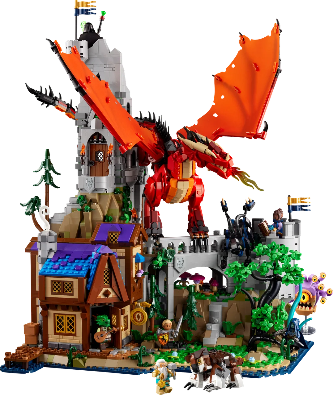 Dungeons & Dragons: het verhaal van de rode draak LEGO-set