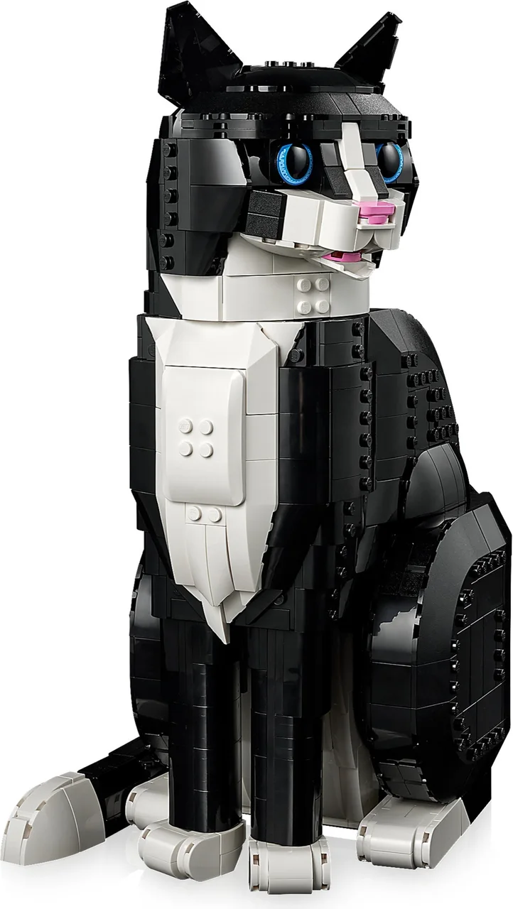 Zwart-witte kat LEGO-set afbeelding 2